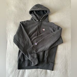 Black Champion Reverse Weave Hoodie